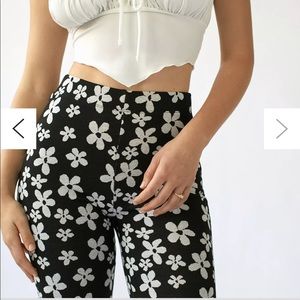 Flower Flare Pants